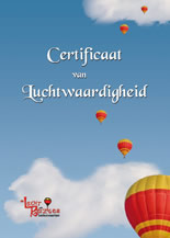 CertificaatLuchtreiziger Voorkant