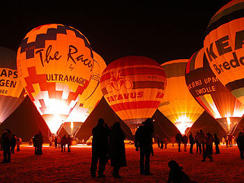 Nightglow bedrijfs luchtballonnen