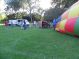 Daar ligt de PH-DLB is al z'n  volle glorie. De ballonvaart zal vanuit het parkje nabij het Zuiderpark gaan richting Haastrecht (onder Gouda), net onder Gouda. De gemaakte afstand is voor een ballonvaart best aanzienlijk.