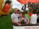 Meerdere luchtballonnen stijgen op in het Gouwebos in Waddinxveen en landen in Haastrecht achter de camping