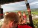 Uitzicht over Reeuwijkse plassen en Gouda tijdens ballonvaart van Waddinxveen naar Cabauw (bij Schoonhoven)