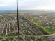 Uitzicht over Gouda vanuit luchtballon van Waddinxveen naar Cabauw