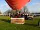 Luchtballon PH-DLB hangt boven Gorinchem om uiteindelijk in Leerdam te landen. Ballonvaarten in Zuid-Holland, Groene Hart, is de specialiteit van de Luchtreiziger Ballonvaarten uit Vlaardingen.