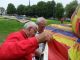 Ballonvaart met de Luchtreiziger Ballonvaarten vanaf Woerden over Kockengen naar Nieuw ter Aa. Mooi rustig weer maakt ballonvaren prachtig. Allemaal tevreden passagiers aan boord. Kees doet het voor.