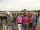 Ballonvaart ter gelegenheid van de bouw van woonwijn Thienderland in Schoonhoven te Zuid-Holland. Vanaf het bouwterrein stegen we met onze luchtballon en kinderen en volwassenen op. De kinderen hadden prijzen gewonnen van bijv. een ballonwedstrijd, een verhaal en een tekenwedstrijd. 