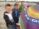 Ballonvaart ter gelegenheid van de bouw van woonwijn Thienderland in Schoonhoven te Zuid-Holland. Vanaf het bouwterrein stegen we met onze luchtballon en kinderen en volwassenen op. De kinderen hadden prijzen gewonnen van bijv. een ballonwedstrijd, een verhaal en een tekenwedstrijd. 