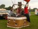 Familie ballonvaart van Cabauw (zuid-Holland) via Oudewater en Linschoten naar Woerden. Prachtige tocht met PH-DLB luchtballon.