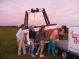 Familie ballonvaart van Cabauw (zuid-Holland) via Oudewater en Linschoten naar Woerden. Prachtige tocht met PH-DLB luchtballon.