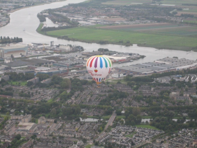 Ballon PH-PAF vanuit PH-DLB 5 oktober 2014